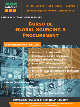 CURSO INTERNACIONAL DE GLOBAL SOURCING & PROCUREMENT - On-Line - LATEORKE - Energy Business School