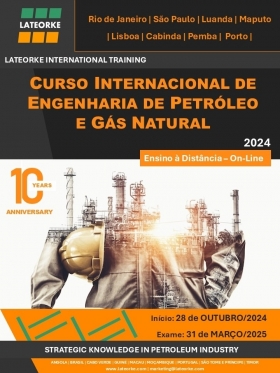 CURSO INTERNACIONAL DE ENGENHARIA DE PETRÓLEO E GÁS NATURAL - On-Line - LATEORKE - Energy Business School