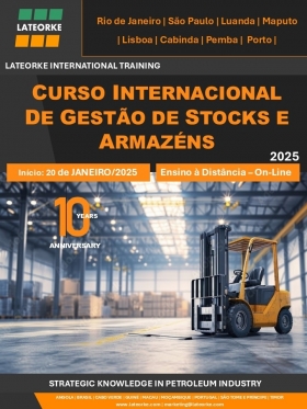 CURSO INTERNACIONAL DE GESTÃO DE STOCKS E ARMAZÉNS - On-Line - LATEORKE - Energy Business School