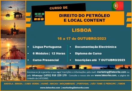 CURSO DE DIREITO DO PETRÓLEO E LOCAL CONTENT - LATEORKE - Energy Business School