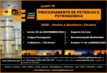 CURSO DE PROCESSAMENTO DE PETRÓLEO E PETROQUÍMICA - LATEORKE - Energy Business School