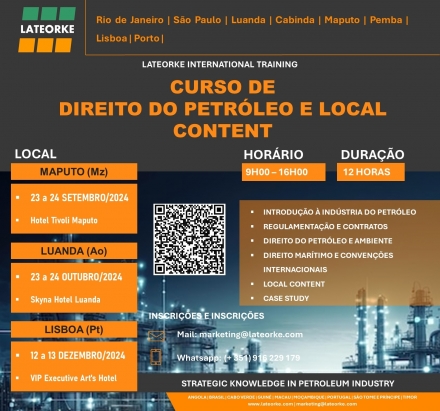 CURSO DE DIREITO DO PETRÓLEO E LOCAL CONTENT - LATEORKE - Energy Business School